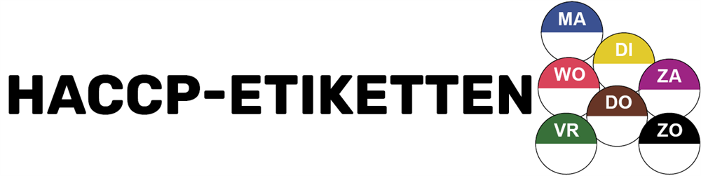 HACCP Etiketten HACCP Etiketten / dagstickers voor horeca